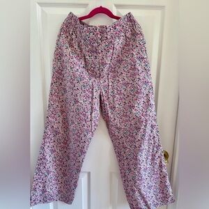 J. Crew Pull-on crop pant in Liberty® Phoebe floral